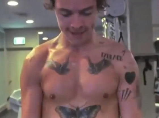 Harry Styles, Working Out Harry Styles, Working Out