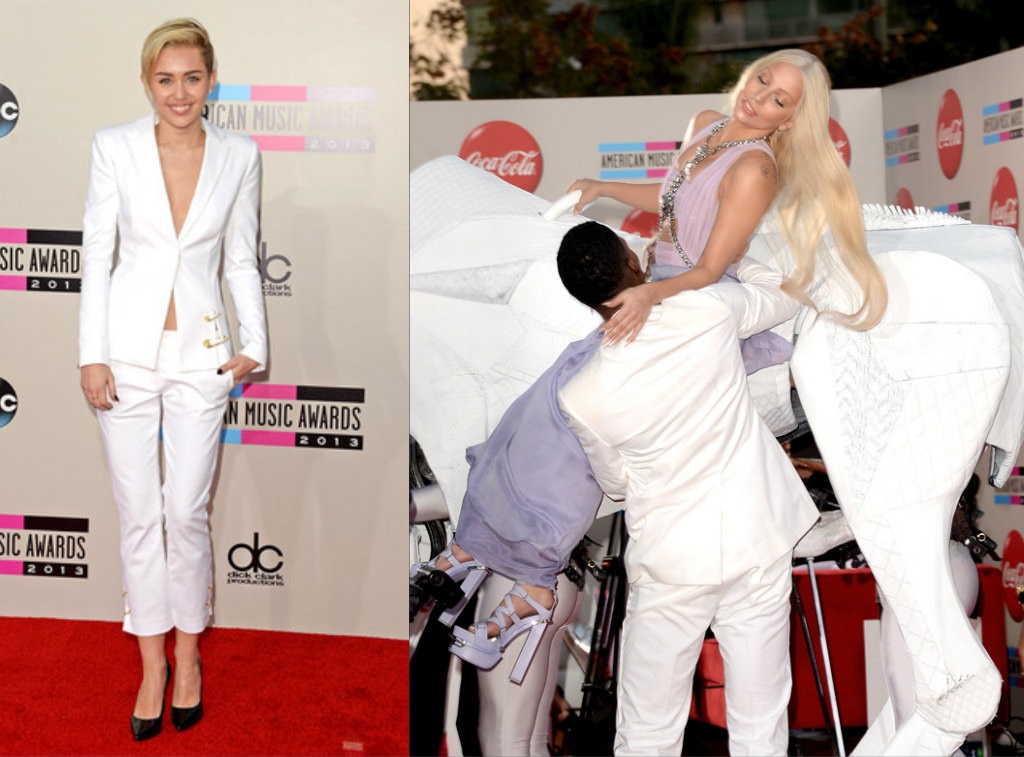 Gaga e Miley American Music Awards Gaga e Miley American Music Awards