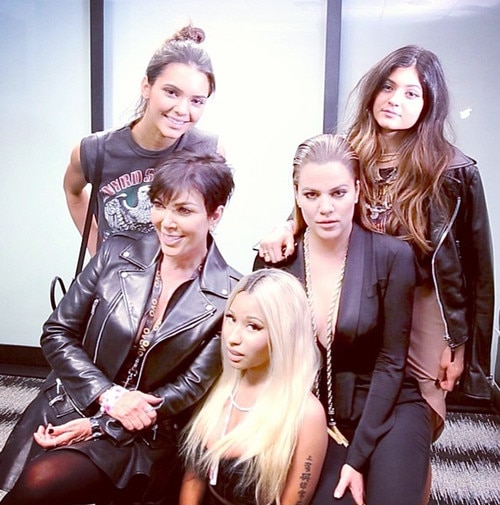 Khloe Kardashian, Kris Jenner, Kendall Jenner y Kylie Jenner, Nicki Minaj Khloe Kardashian, Kris Jenner, Kendall Jenner y Kylie Jenner, Nicki Minaj