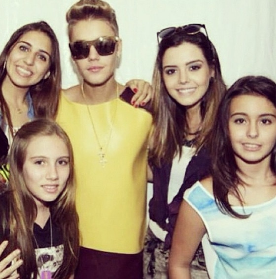 Justin Bieber, Giovanna Lancellotti Justin Bieber, Giovanna Lancellotti