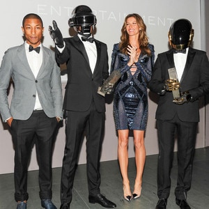 Pharrell Williams, Gisele Bundchen, Daft Punk Pharrell Williams, Gisele Bundchen, Daft Punk