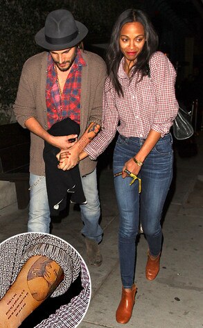 Zoe Saldana, Marco Perego Zoe Saldana, Marco Perego