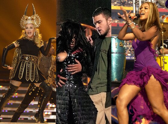 Madonna, Janet Jackson, Justin Timberlake, Beyonce