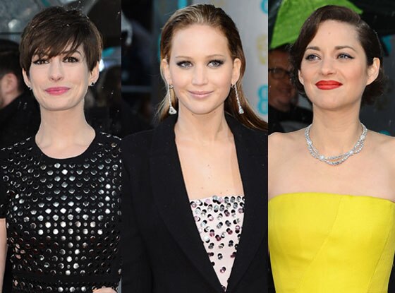 Anne Hathaway, Jennifer Lawrence, Marion Cotillard