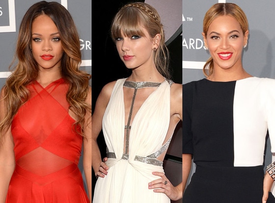 Rihanna, Beyonce, Taylor Swift, Grammys