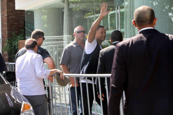 Kim Kardashian, Kanye West e Will Smith