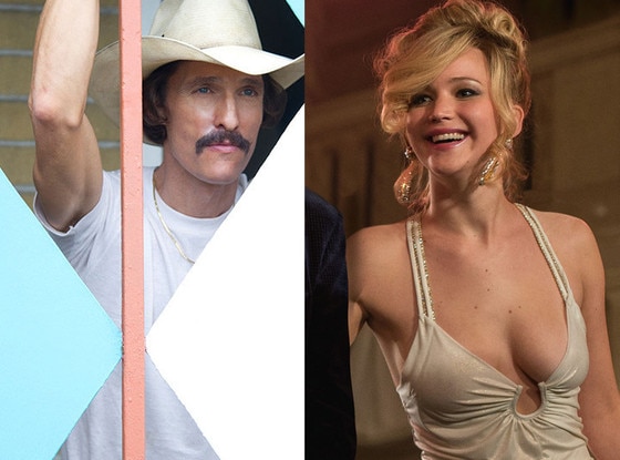 Matthew McConaughey, The Dallas Buyers Club, American Hustle, Jennifer Lawrence Matthew McConaughey, The Dallas Buyers Club, American Hustle, Jennifer Lawrence