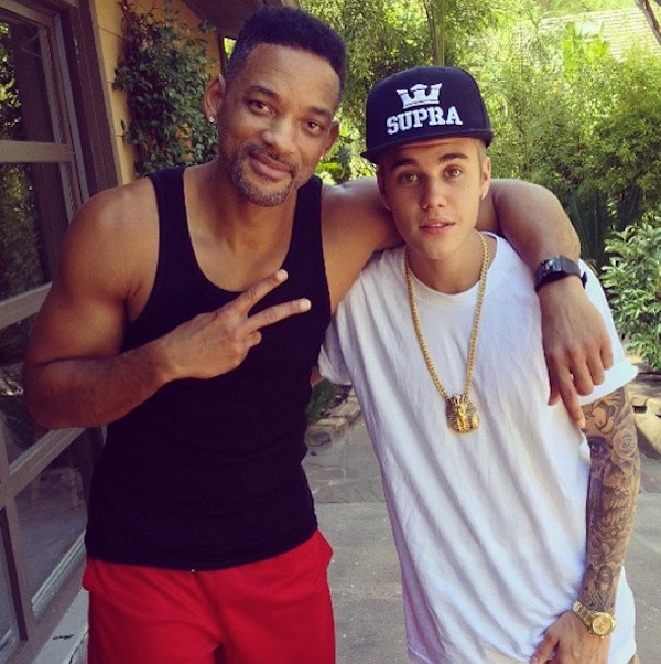 Justin Bieber e Will Smith Justin Bieber e Will Smith