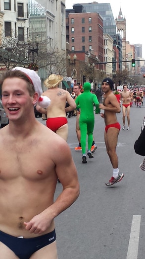 Santa Speedo Run Santa Speedo Run