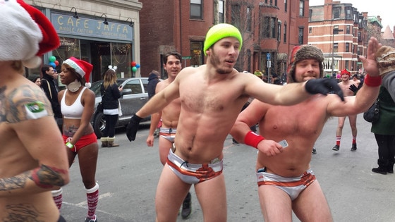 Santa Speedo Run Santa Speedo Run