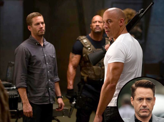 Dwayne Johnson, Paul Walker, Vin Diesel, Fast Furious, Robert Downey Jr. Dwayne Johnson, Paul Walker, Vin Diesel, Fast Furious, Robert Downey Jr.