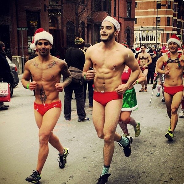 Santa Speedo Run Santa Speedo Run