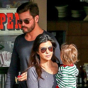 Kourtney Kardashian, Scott Disick, Penelope 