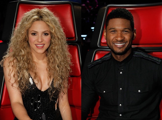 Shakira, Usher, The Voice