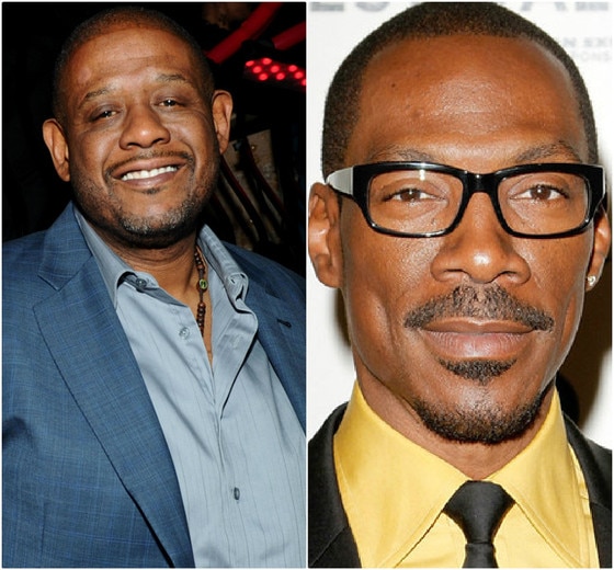 Eddie Murphy e Forest Whitaker, idades celebridades Eddie Murphy e Forest Whitaker, idades celebridades