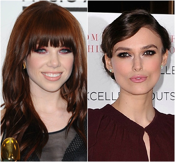 Carly Rae Jepsen, Keira Knightley, celebridades idade Carly Rae Jepsen, Keira Knightley, celebridades idade