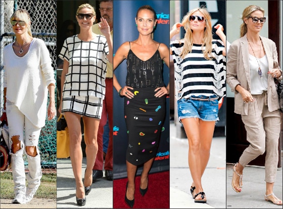 Top bem vestida Heidi Klum Top bem vestida Heidi Klum