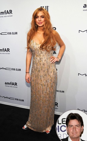 Lindsay Lohan, Charlie Sheen Lindsay Lohan, Charlie Sheen