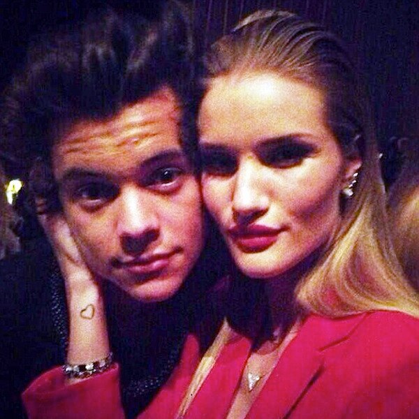 Harry Styles e Rosie Huntington-Whiteley Harry Styles e Rosie Huntington-Whiteley