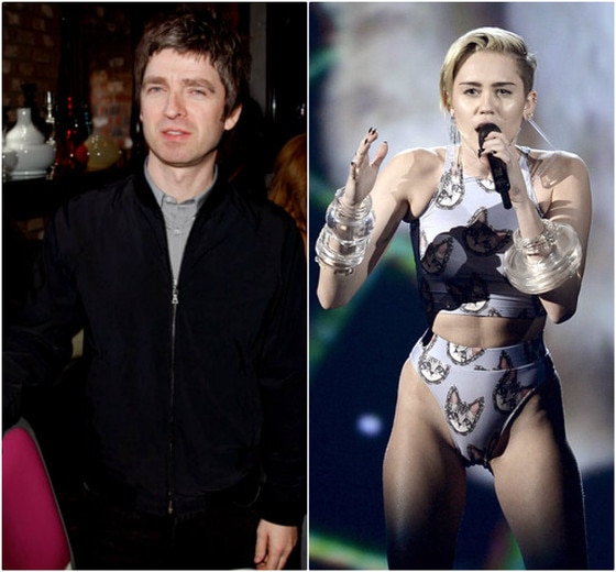 Noel Gallagher e Miley Cyrus Noel Gallagher e Miley Cyrus