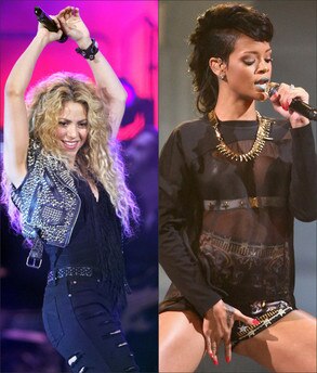 Rihanna e Shakira Rihanna e Shakira