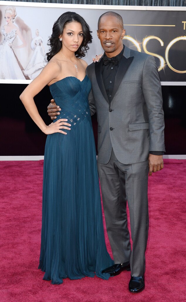Jamie Foxx, Corinne Bishop, Oscars 2013