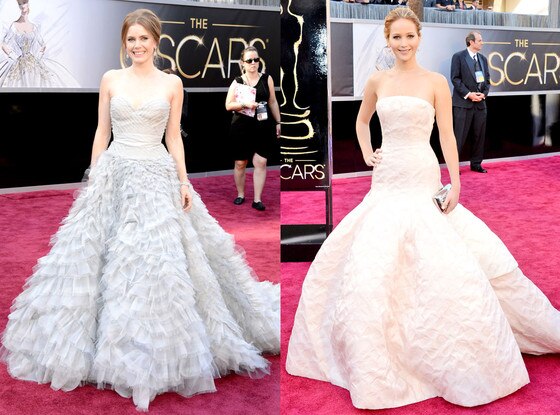 Amy Adams, Jennifer Lawrence, Oscars 2013