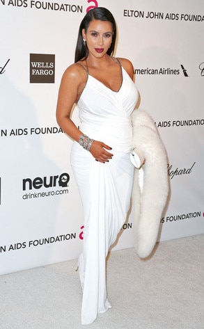 Kim Kardashian, Elton John Oscars Party