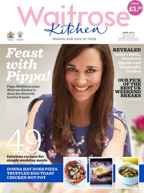Pippa Middleton, Waitrose Kitchen Magazine