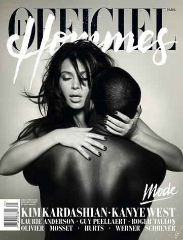 Kim Kardashian, Kanye West, L?Officiel Hommes