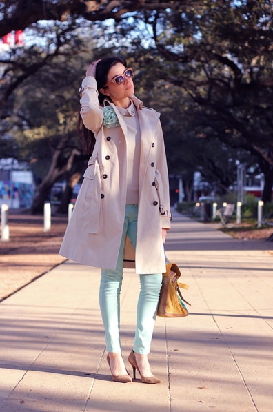 Trenchcoat, look do dia