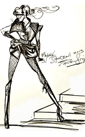 Beyonce, Sketch, Superbowl
