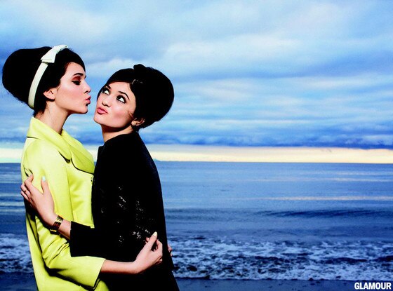 Kendall Jenner, Kylie Jenner, Glamour Magazine