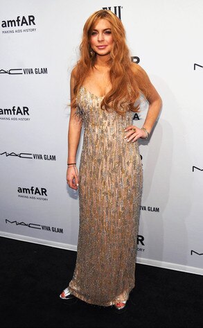 Lindsay Lohan, amFar Lindsay Lohan, amFar
