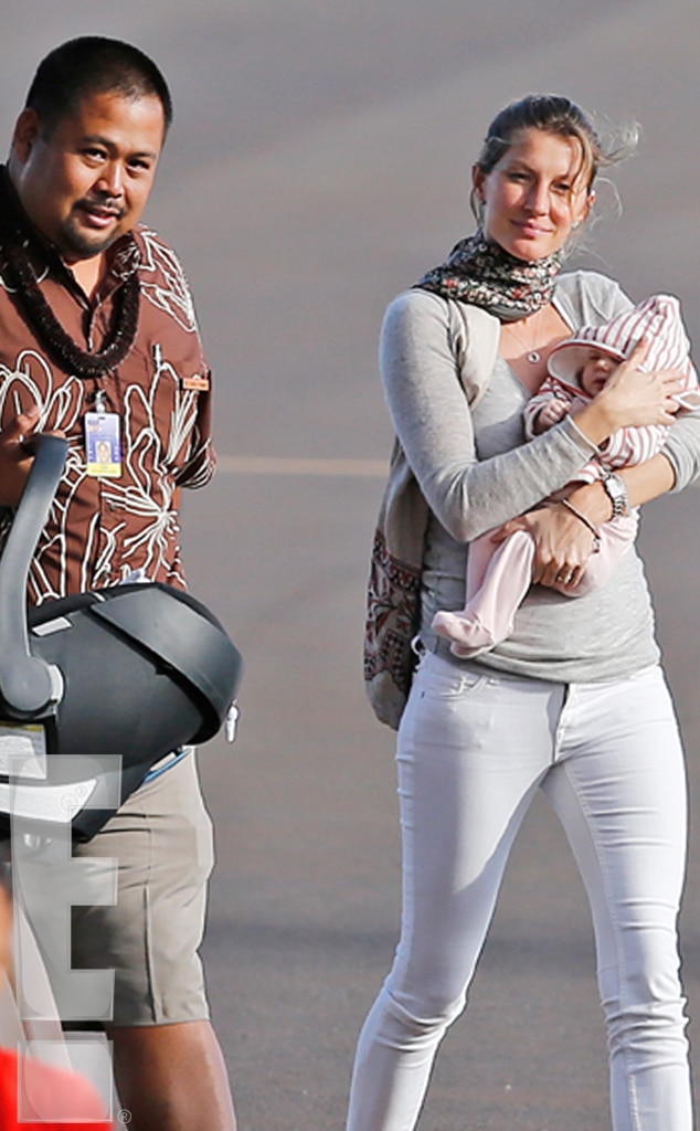 Tom Brady, Gisele Bundchen, Vivian, Benjamin