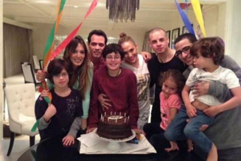 Jennifer Lopez, Marc Anthony, Shannon De Lima, Caspert Smart