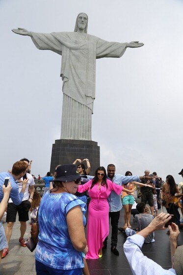 Kim Kardashian, Kanye West, Cristo Redentor
