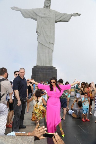 Kim Kardashian, Kanye West, Cristo Redentor Kim Kardashian, Kanye West, Cristo Redentor