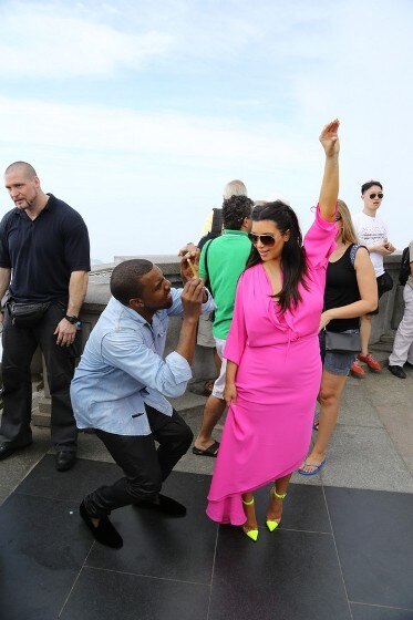 Kim Kardashian, Kanye West, Cristo Redentor