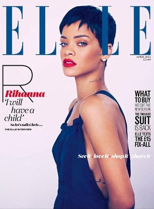 Rihanna, ELLE