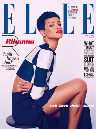 Rihanna, ELLE