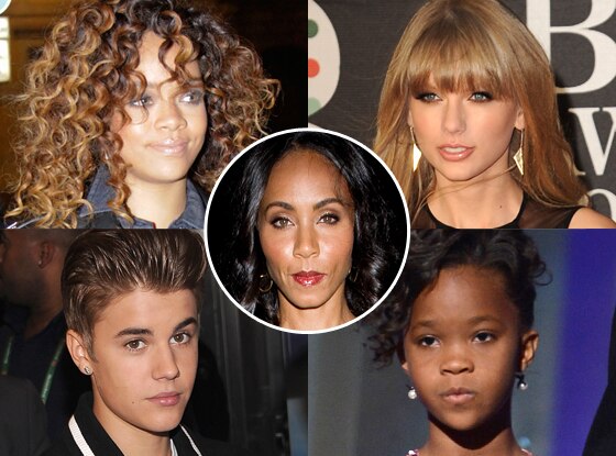 Jada Pinkett Smith, Taylor Swift, Justin Bieber, Rihanna, Quvenzhane Wallis Jada Pinkett Smith, Taylor Swift, Justin Bieber, Rihanna, Quvenzhane Wallis
