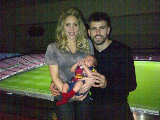 Shakira, Gerard Pique, Milan Pique Mebarak Shakira, Gerard Pique, Milan Pique Mebarak
