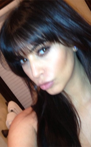 Kim Kardashian, Bangs Kim Kardashian, Bangs