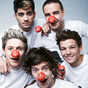 One Direction Red Nose Day One Direction Red Nose Day