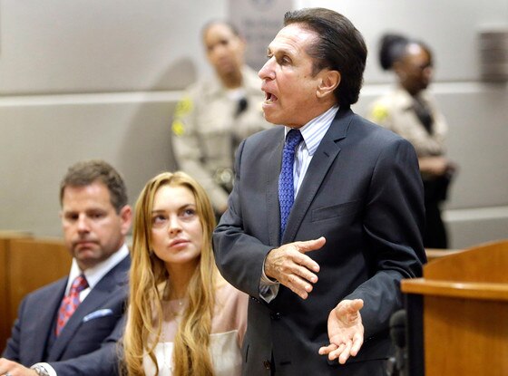 Lindsay Lohan, Mark Heller, Anthony Falangetti, Court Lindsay Lohan, Mark Heller, Anthony Falangetti, Court