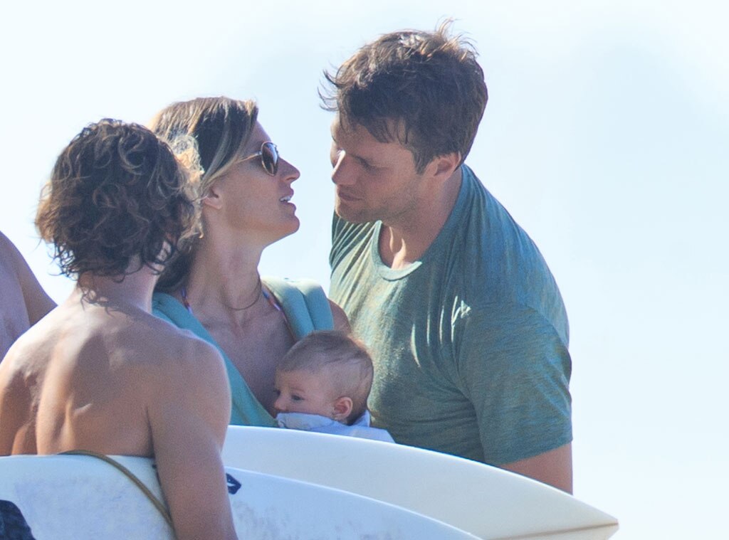 Gisele Bundchen, Tom Brady, Vivian Lake Gisele Bundchen, Tom Brady, Vivian Lake