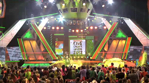 Justin Bieber Katy Perry, Kids Choice Awards 2012, slimed Justin Bieber Katy Perry, Kids Choice Awards 2012, slimed