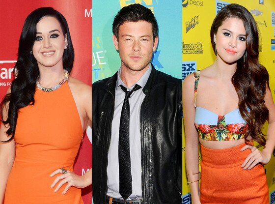 Selena Gomez, Katy Perry, Cory Monteith Selena Gomez, Katy Perry, Cory Monteith