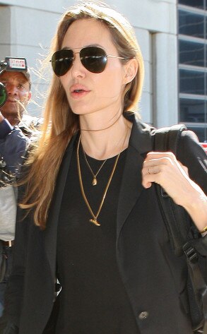 Angelina Jolie, Gold Ring Angelina Jolie, Gold Ring